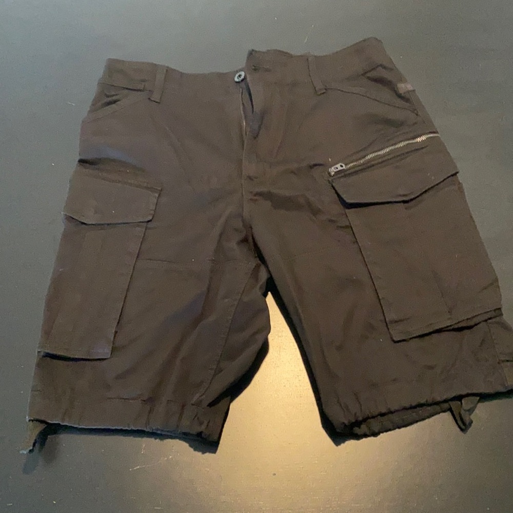 G-Star rovic zip relaxed 1/2 shorts black
